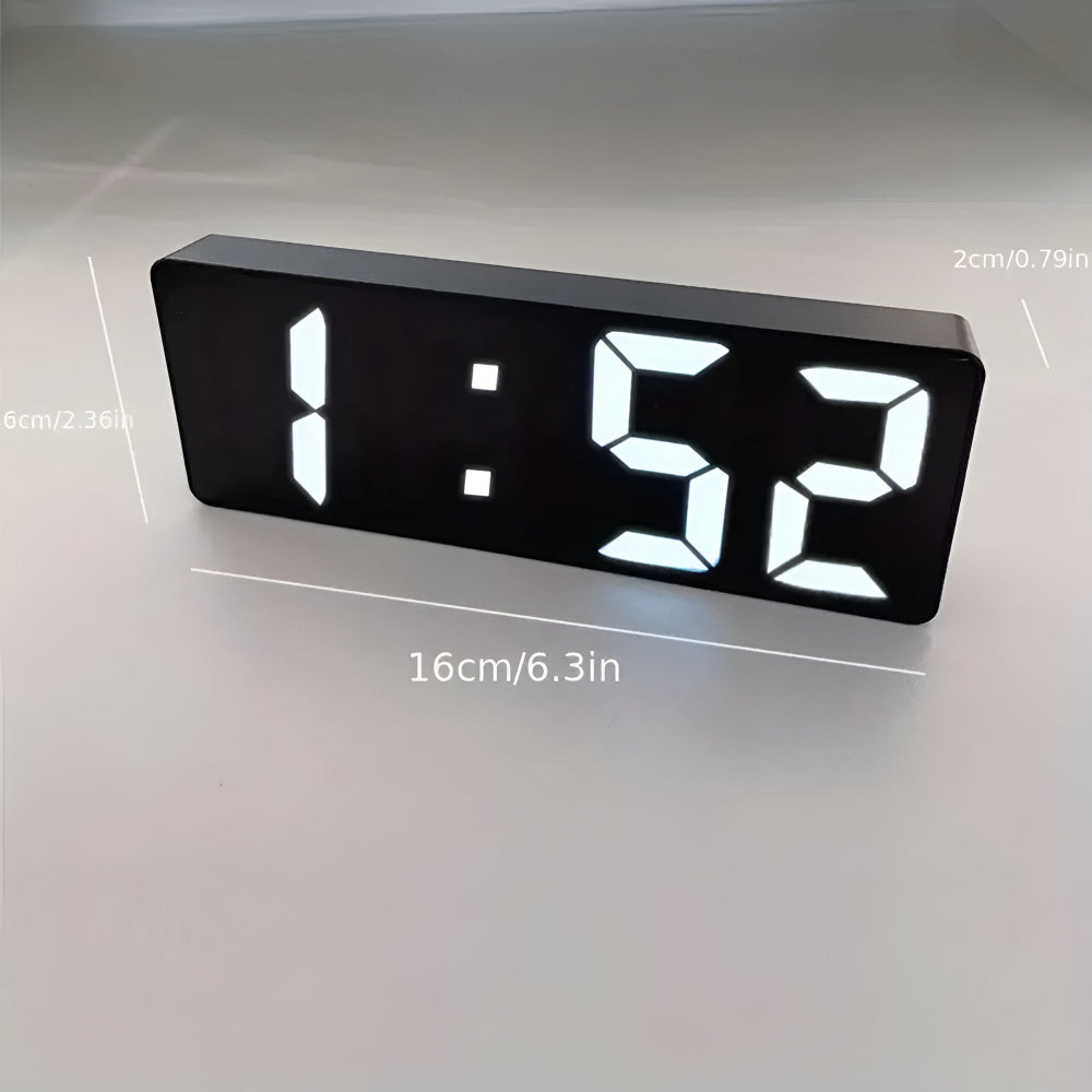 MirrorTime – Digital LED Alarm Clock