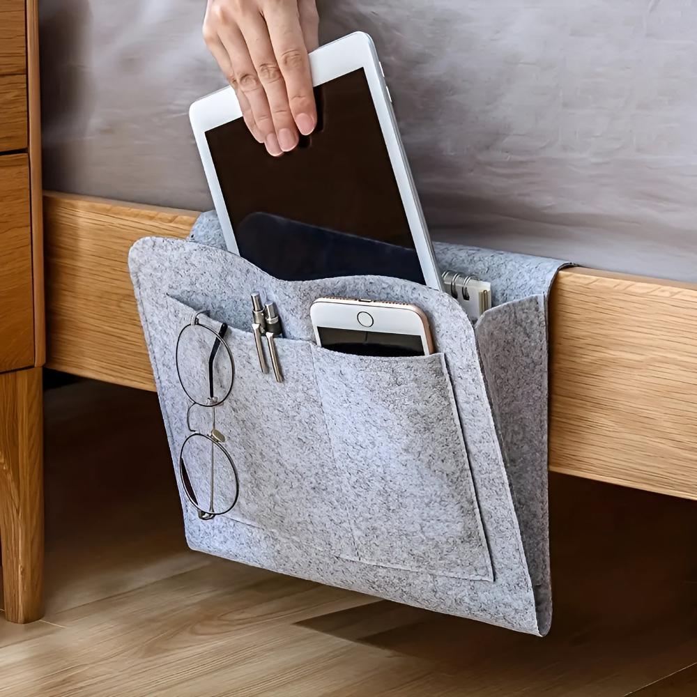NeatNest – All-in-One Bedside Organizer