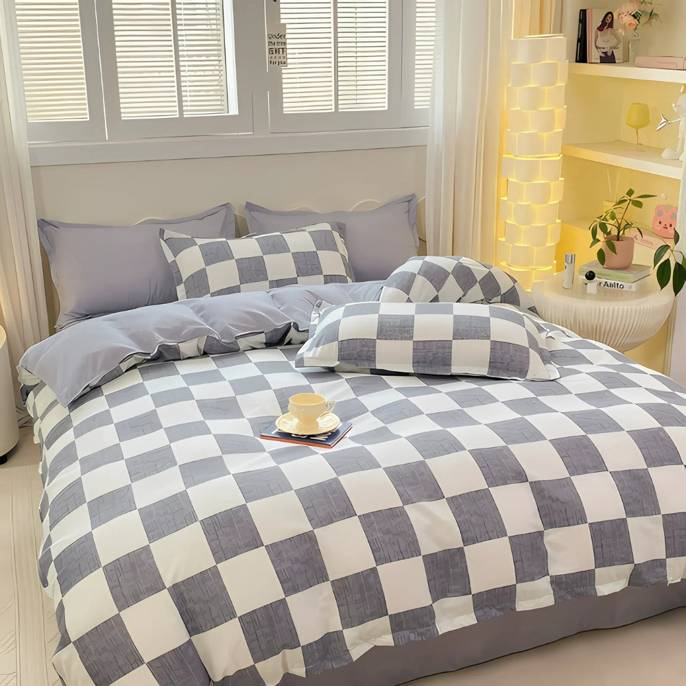 ChicCheck – Checkered Bedding 3-Piece Set
