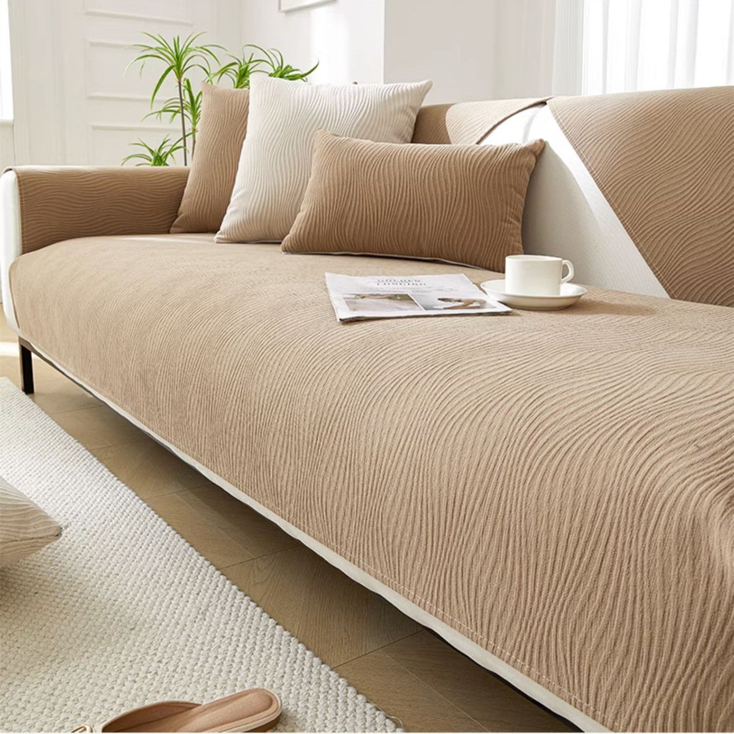 ChenilleHaven – Soft Chenille Sofa Cover