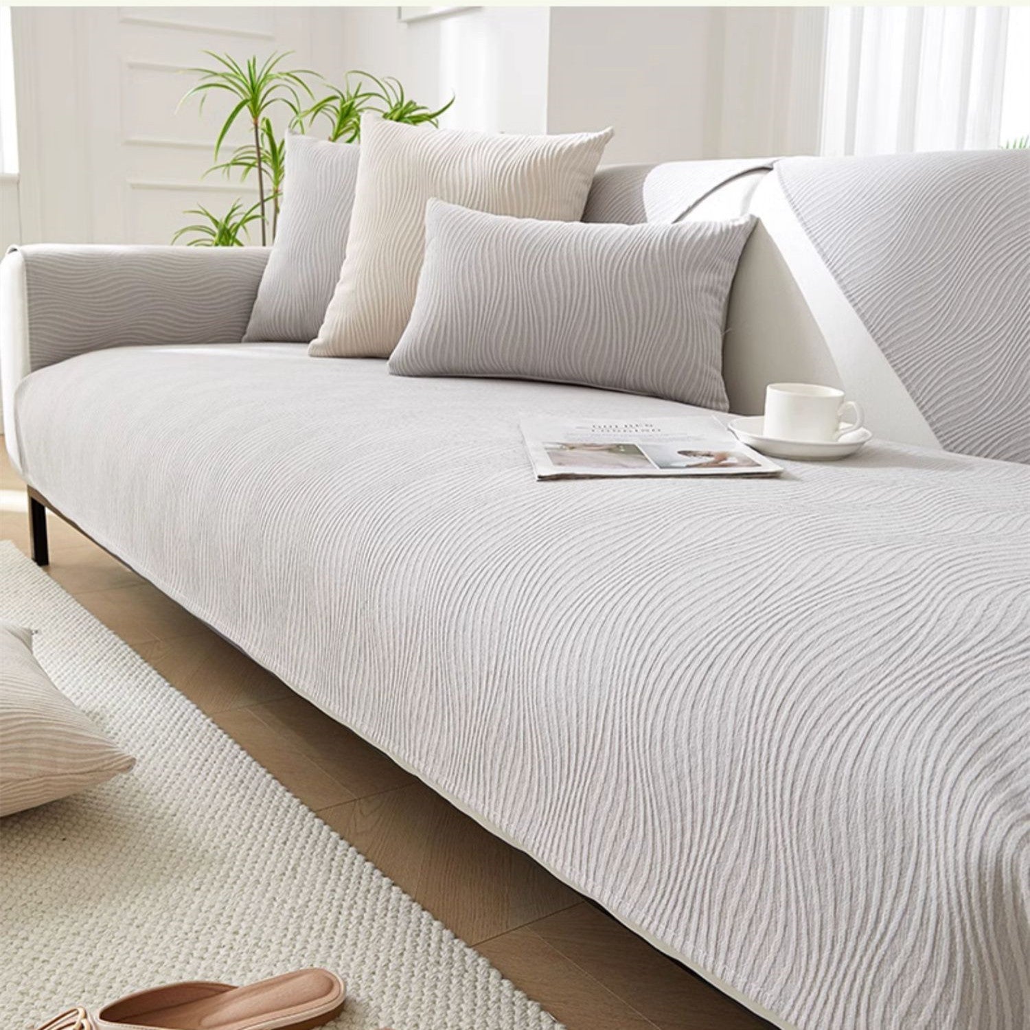 ChenilleHaven – Soft Chenille Sofa Cover