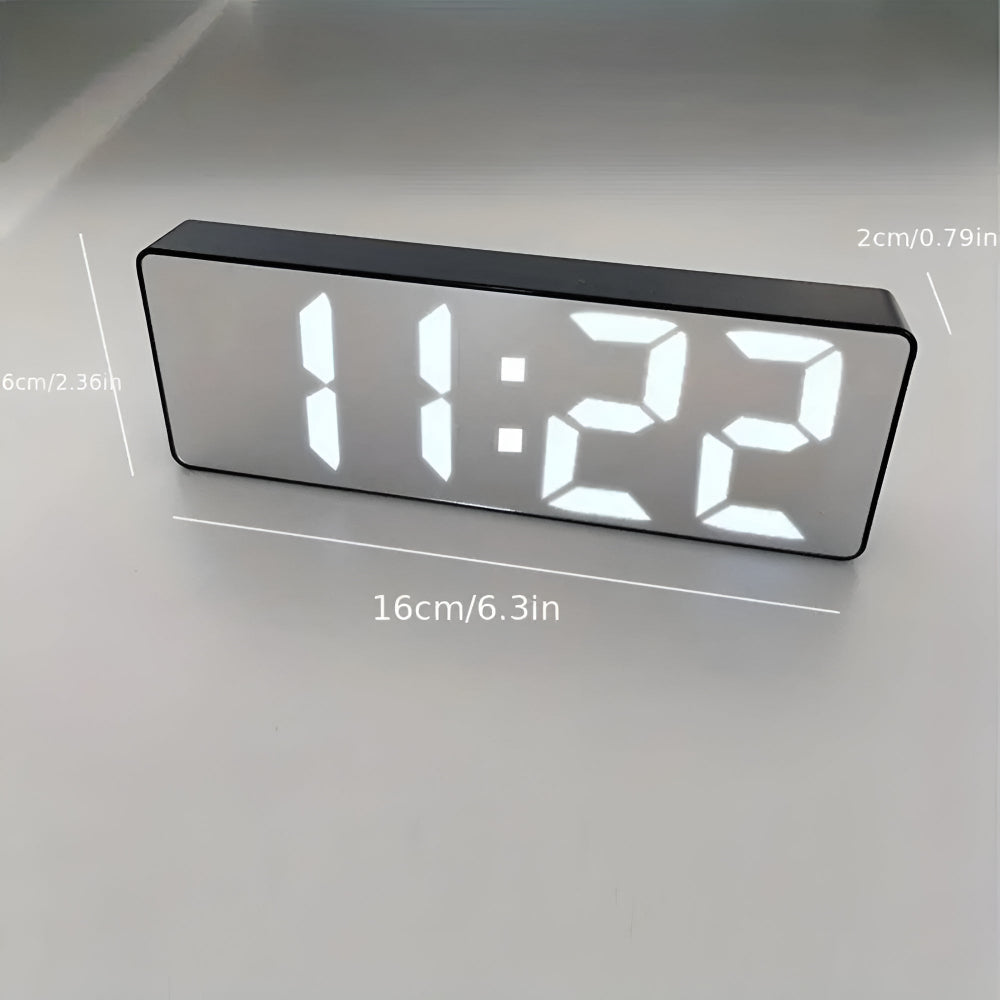 MirrorTime – Digital LED Alarm Clock