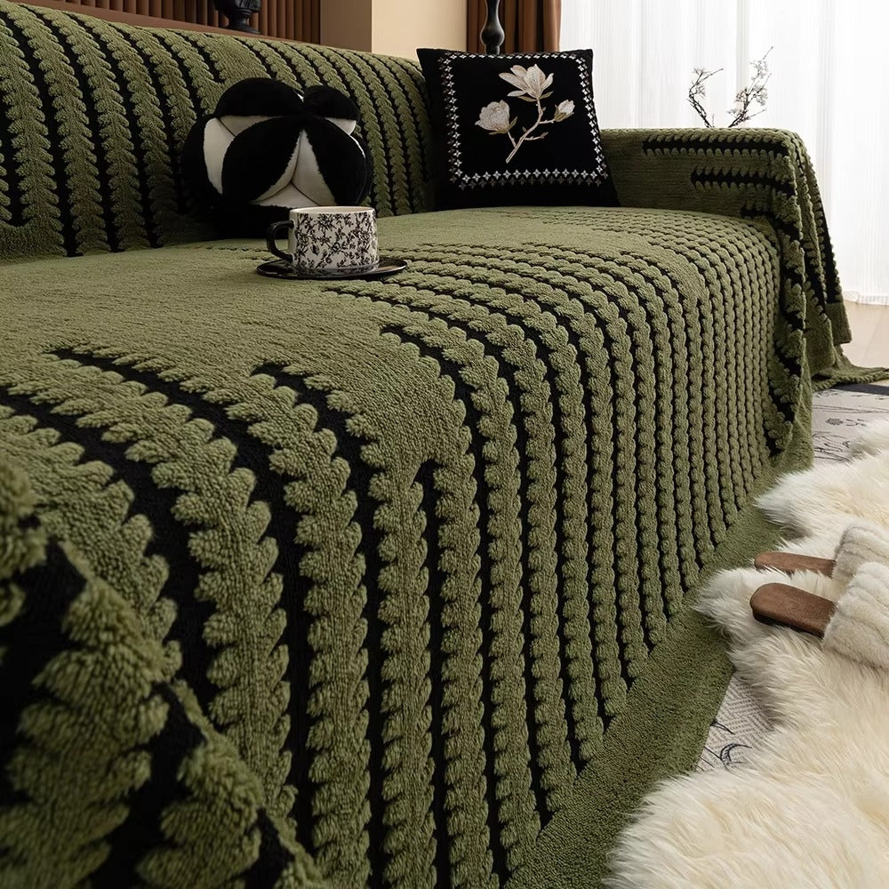 HeritageNest Cover - Couch Cover - Tufted Style - Plush Warmth