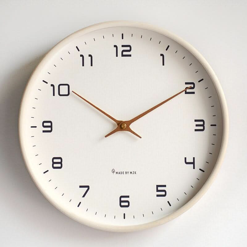 NordWood – Scandinavian Wooden Wall Clock – Minimalist Timeless Design