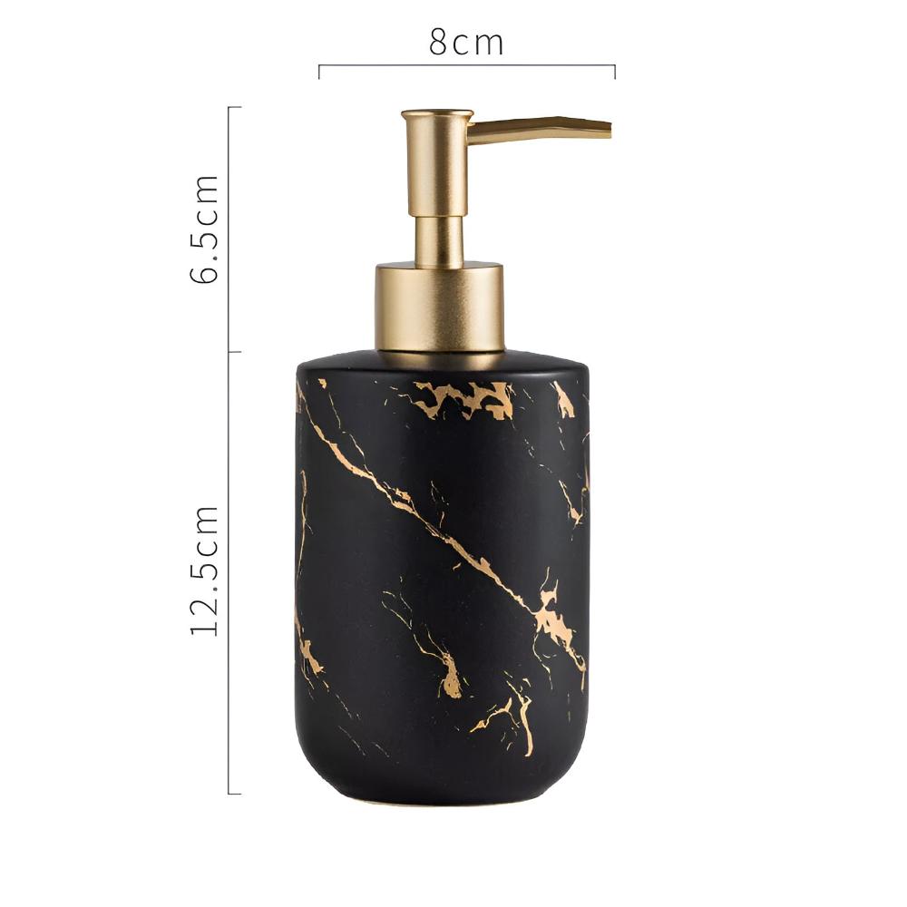 Auremar – Golden Marble Ceramic Soap Dispenser