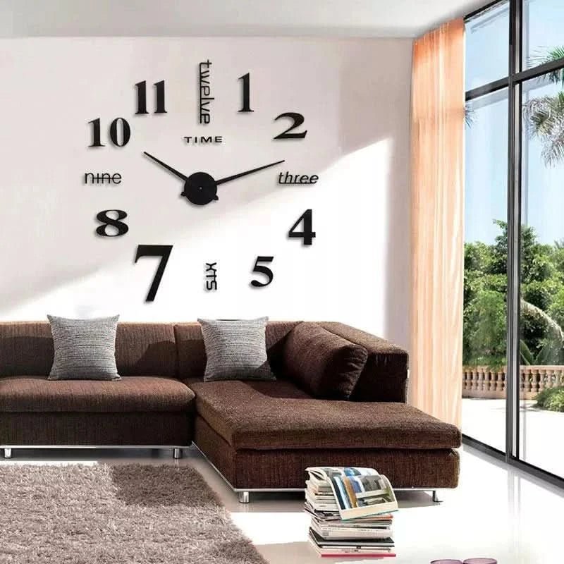 Chronéa – Elegant 3D Wall Clock – Contemporary Design Timeless Sophistication