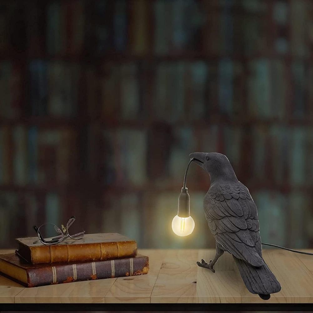 RavenLight – Gothic Crow Design Decorative Table Lamp