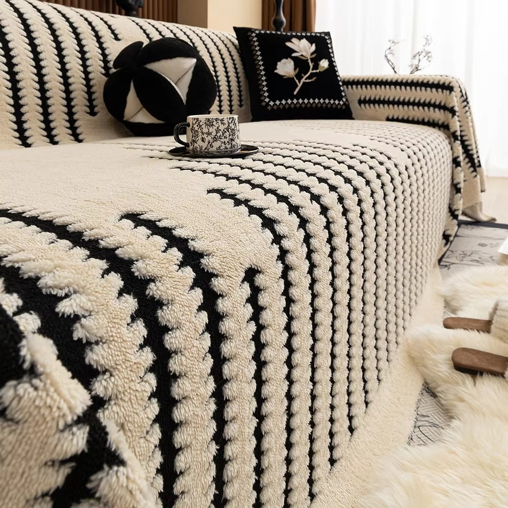 HeritageNest Cover - Couch Cover - Tufted Style - Plush Warmth