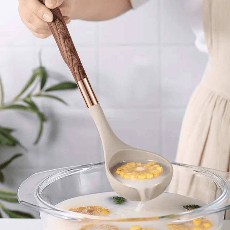 CulinaCraft – 10-Piece Silicone Kitchen Utensil Set – Durable, Heat-Resistant Stylish