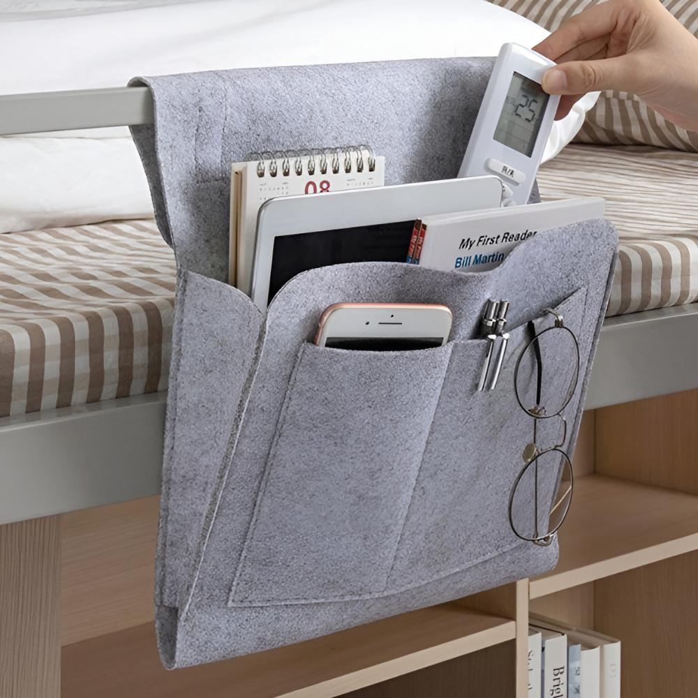 NeatNest – All-in-One Bedside Organizer