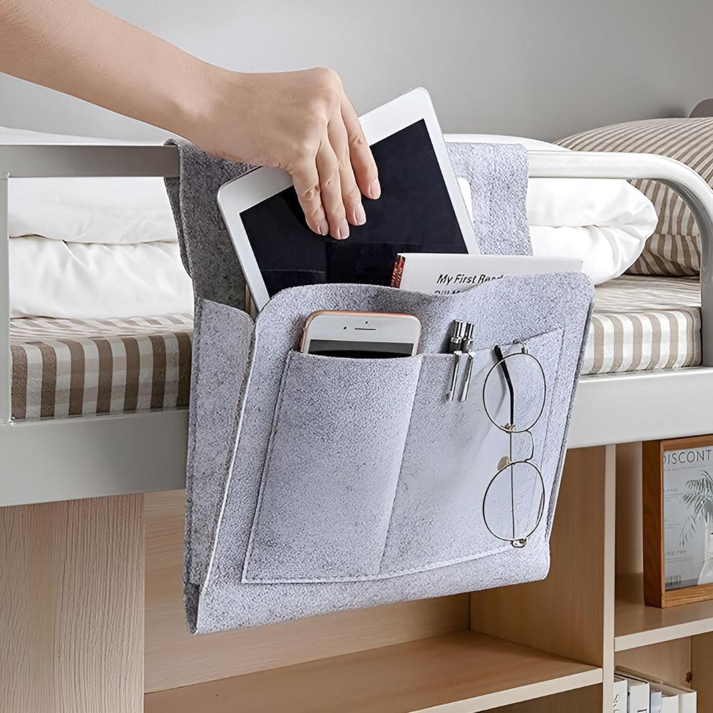 NeatNest – All-in-One Bedside Organizer