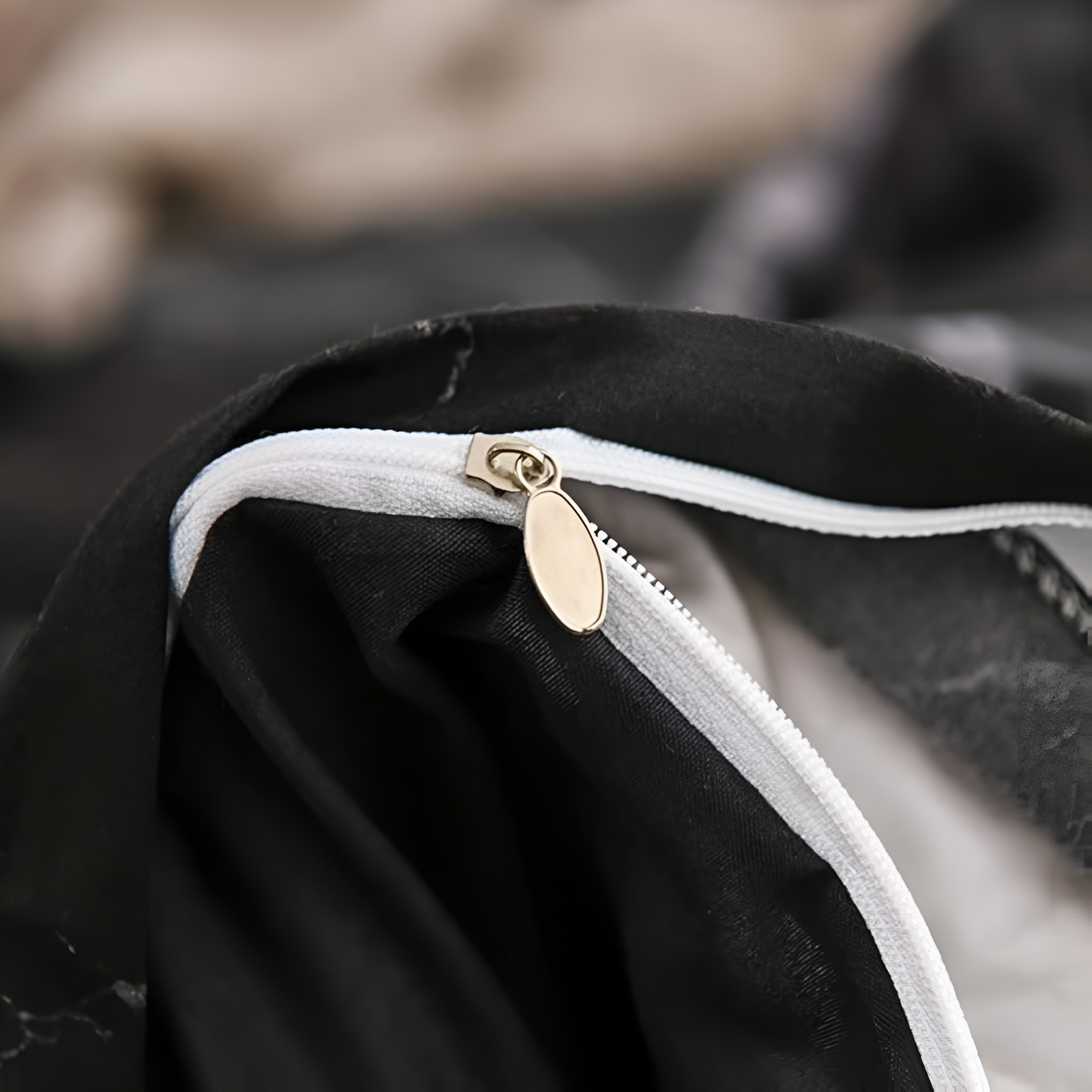 MarbleLuxe – Black Marble 3-Piece Quilt Cover Set