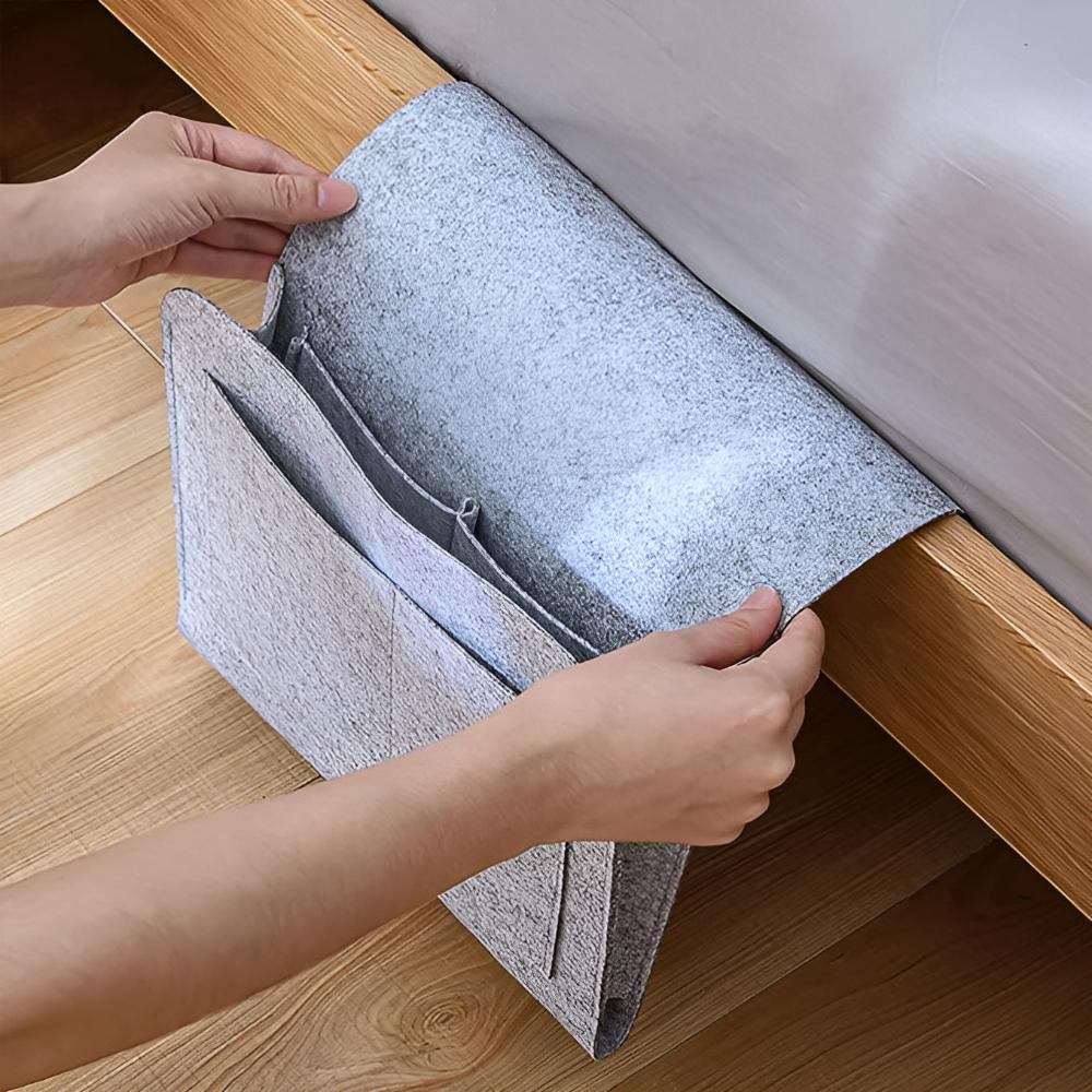 NeatNest – All-in-One Bedside Organizer