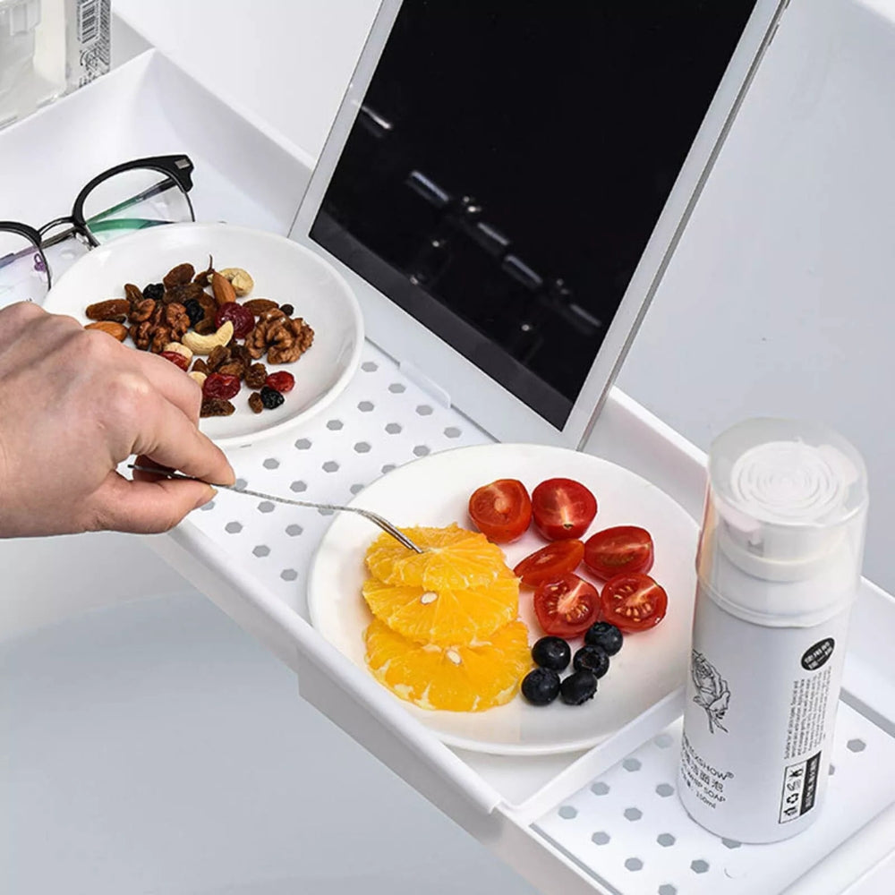 Essentra – Adjustable Bathtub Caddy Tray