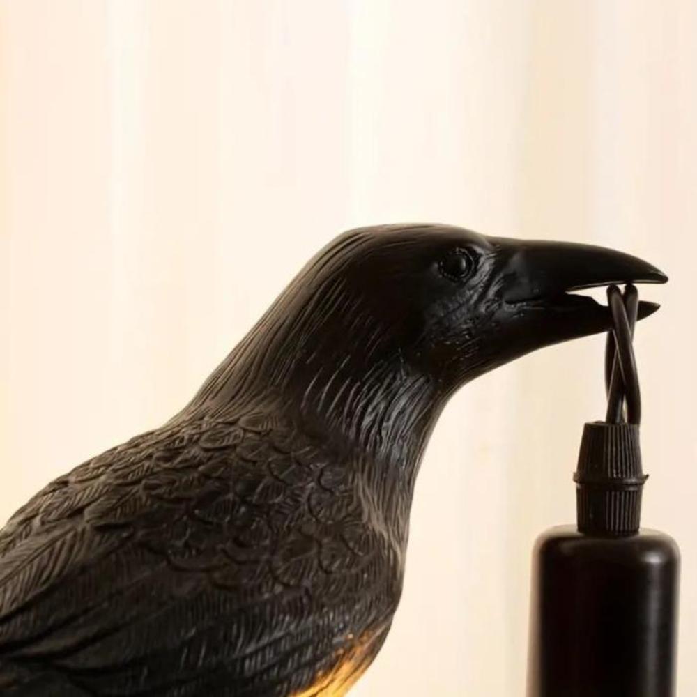 RavenLight – Gothic Crow Design Decorative Table Lamp
