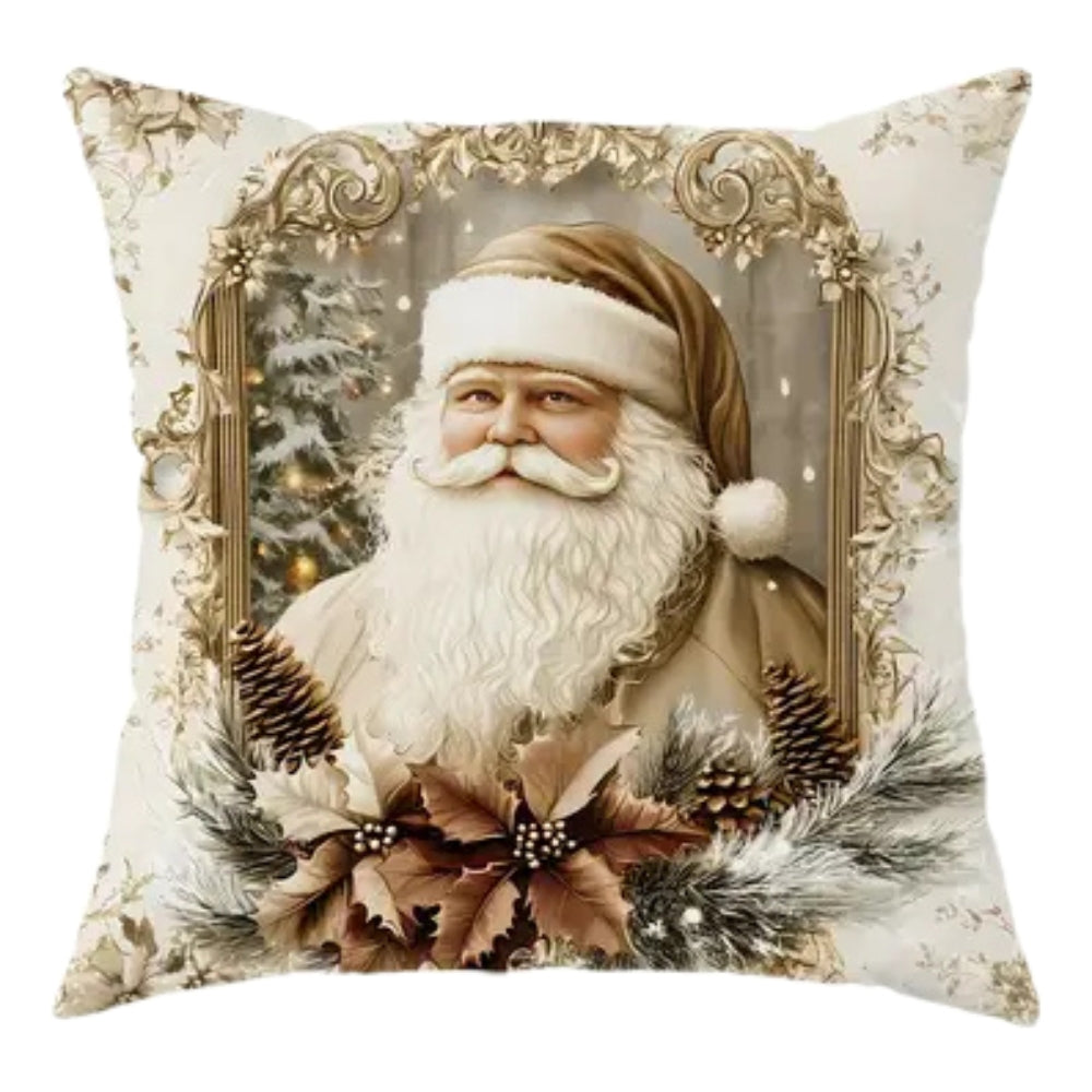 GildedNoel – Velvet Christmas Cushion Cover