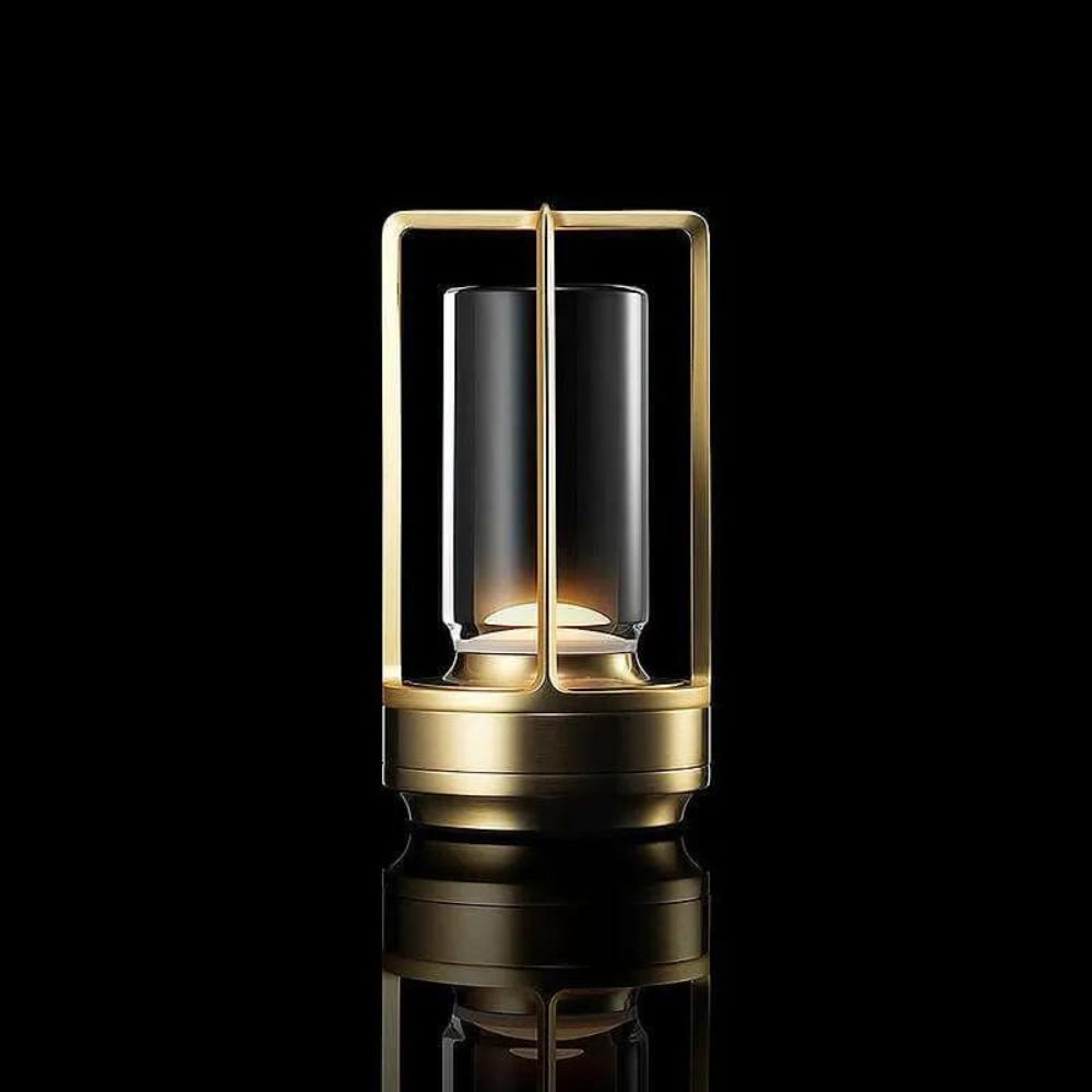 CrystalGlow – Nordic Inspired Lantern Cordless Table Lamp
