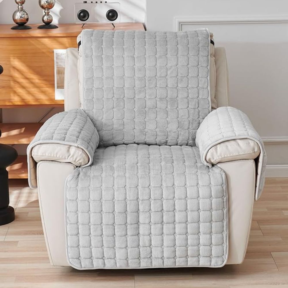 GridNest Cover - Recliner Cover - Quilted Style - Pocket Storage Comfort