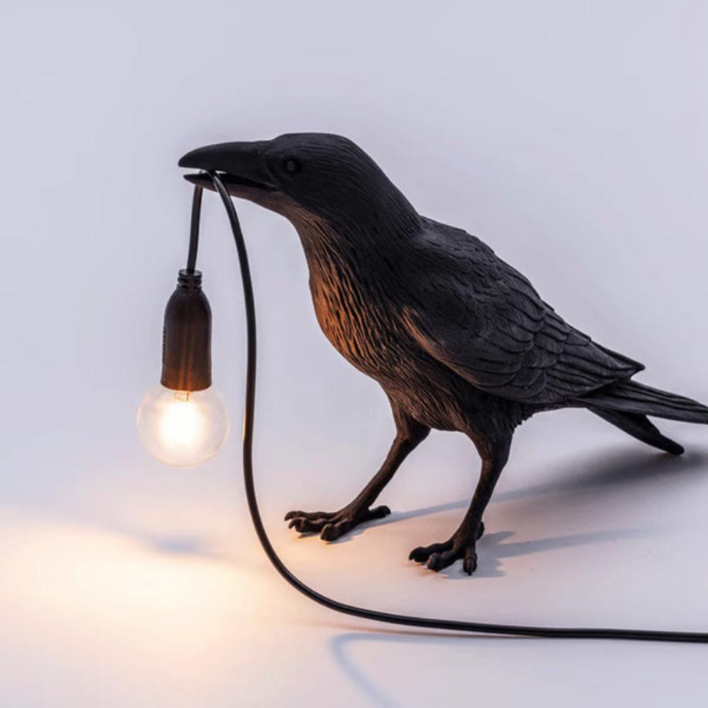 RavenLight – Gothic Crow Design Decorative Table Lamp