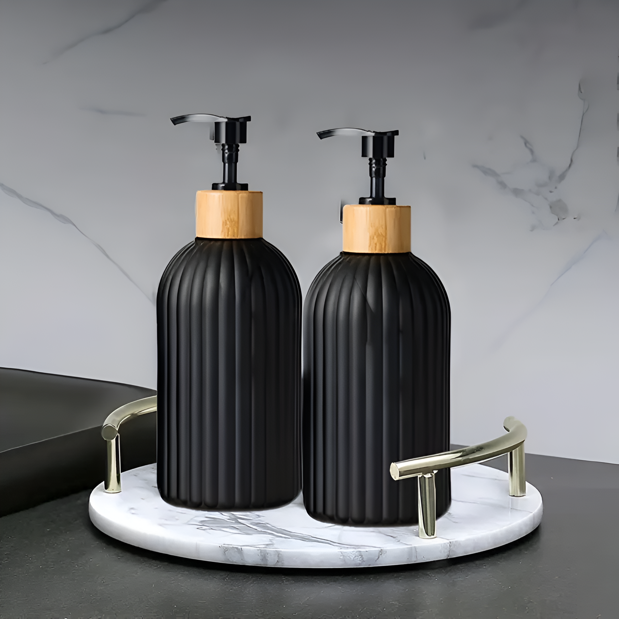 Bambique – Minimalist Bamboo Pump Soap Dispenser