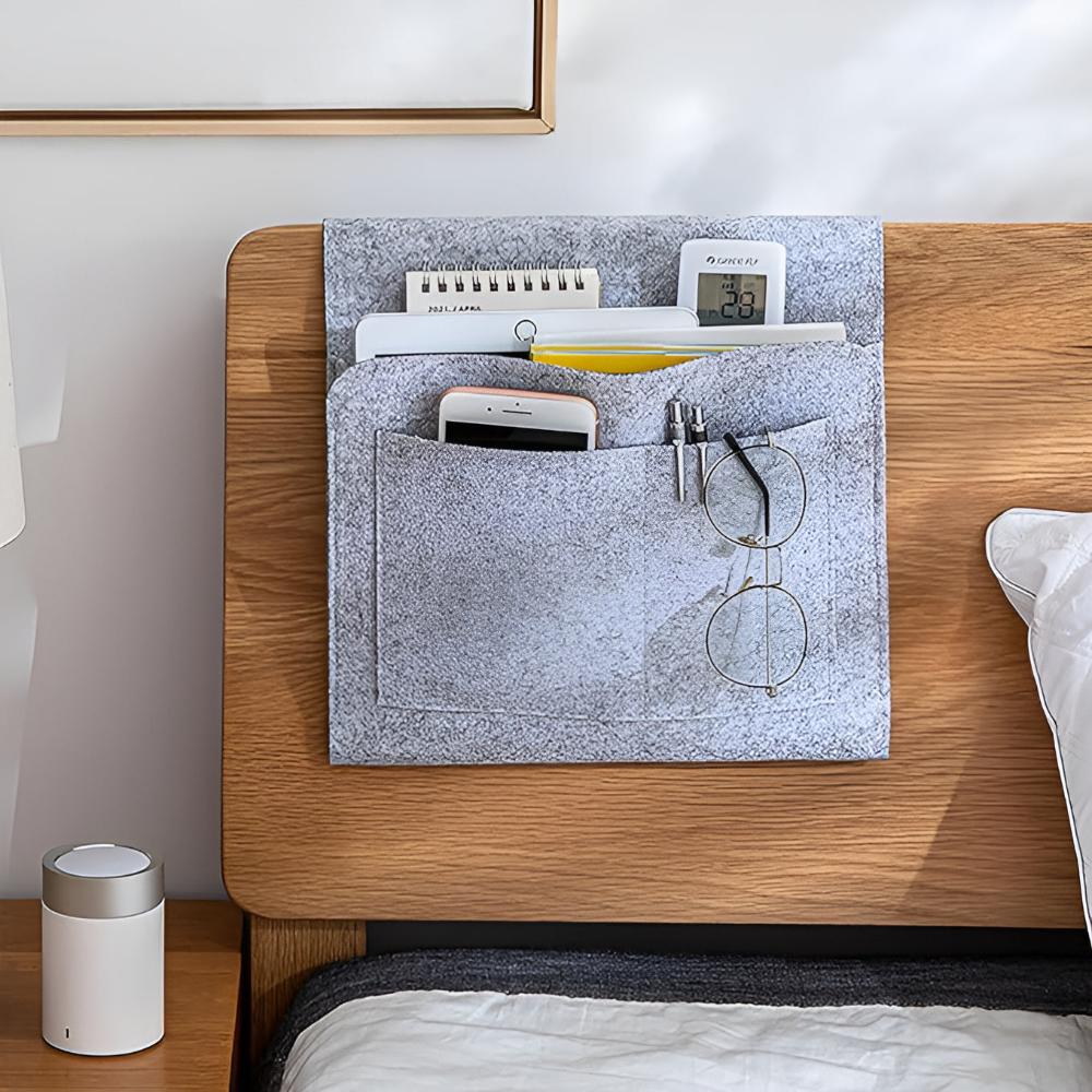 NeatNest – All-in-One Bedside Organizer