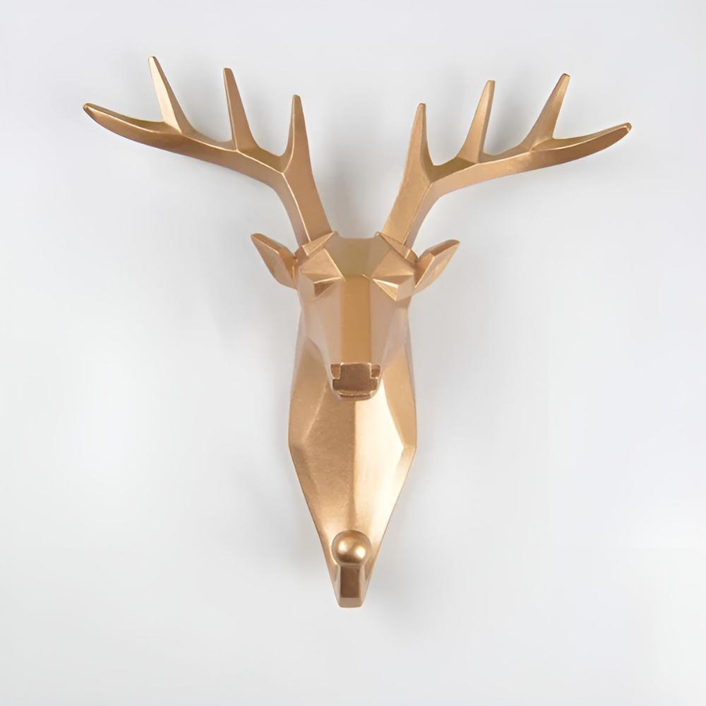 Aero Animal Head Wall Hook - Durable Resin, Whimsical Key Holder for Wall 10