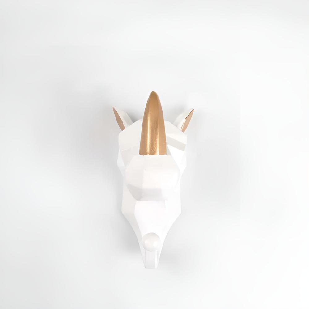 Aero Animal Head Wall Hook - Durable Resin, Whimsical Key Holder for Wall 17