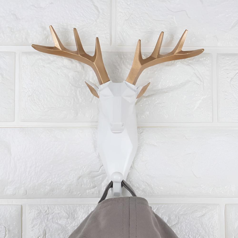 Aero Animal Head Wall Hook - Durable Resin, Whimsical Key Holder for Wall 19