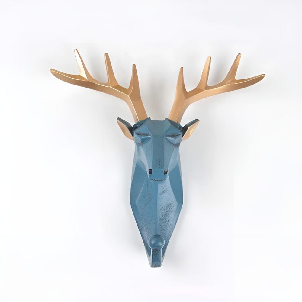 Aero Animal Head Wall Hook - Durable Resin, Whimsical Key Holder for Wall 8