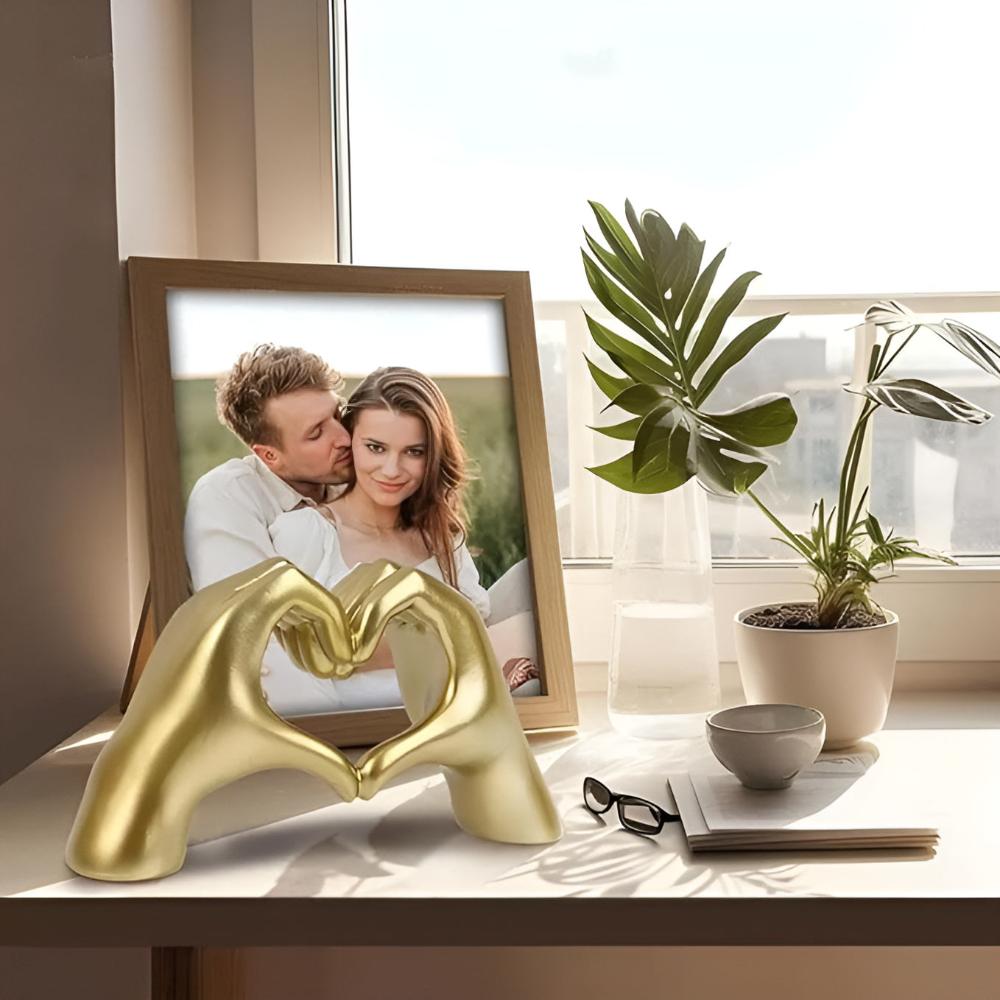 Affinity Love Hands Wall Art - Premium Quality Heart-Shaped Design 2