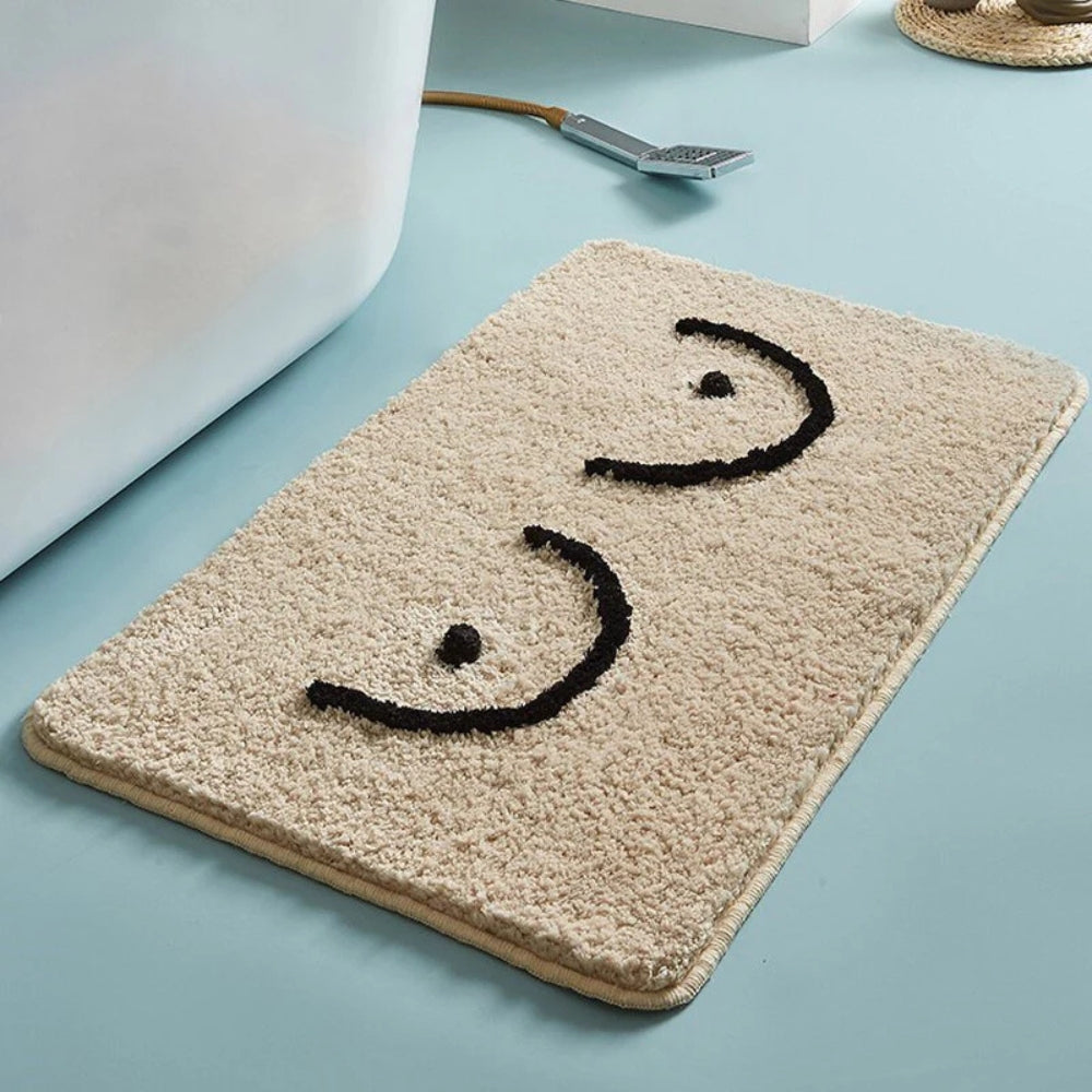 Aster Bath Mat - Soft Microfiber, Non-Slip Design 2