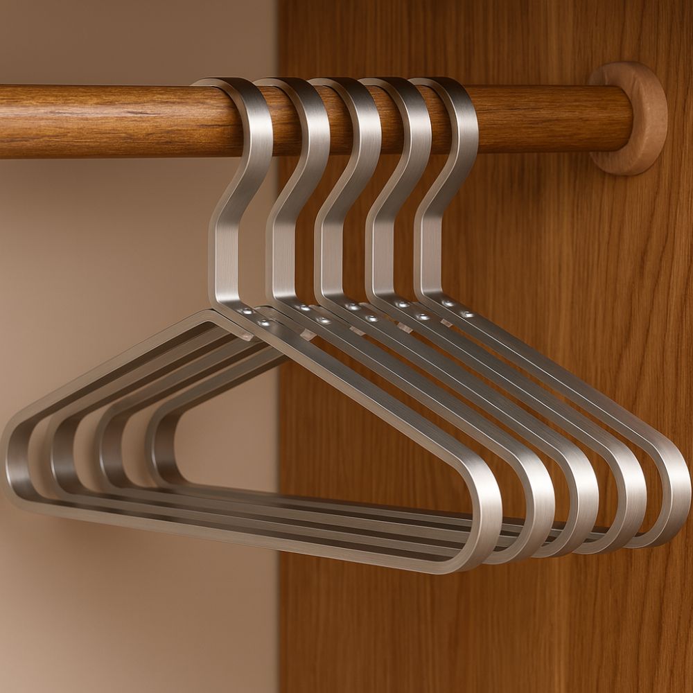 Astra Clothes Hanger Set - Lightweight Aluminum Alloy, Space-Saving Design 7