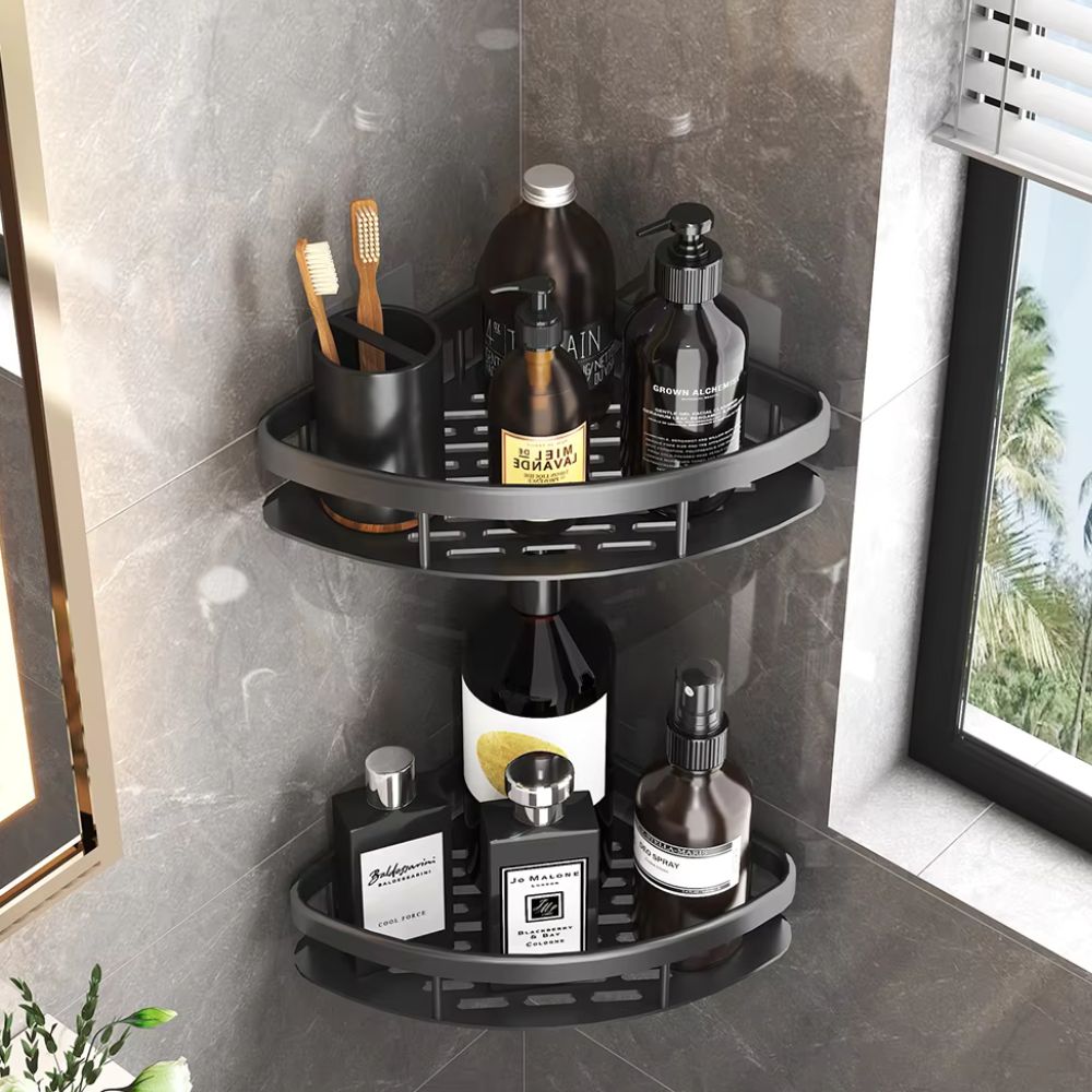 Astra Shower Caddy - Durable Aluminium, Modern Hanging Organizer 1