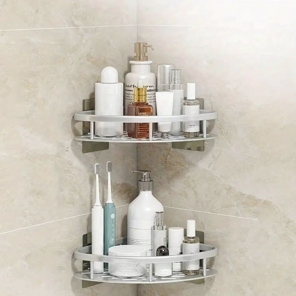Astra Shower Caddy - Durable Aluminium, Modern Hanging Organizer 3
