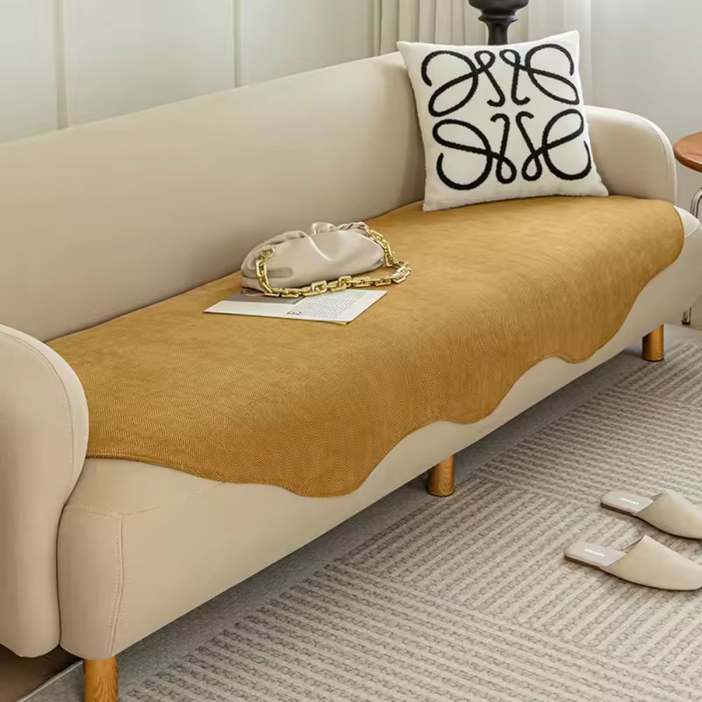 Astra Sofa Cover - Plush Microfiber, Non-Slip All-Season Protection 6