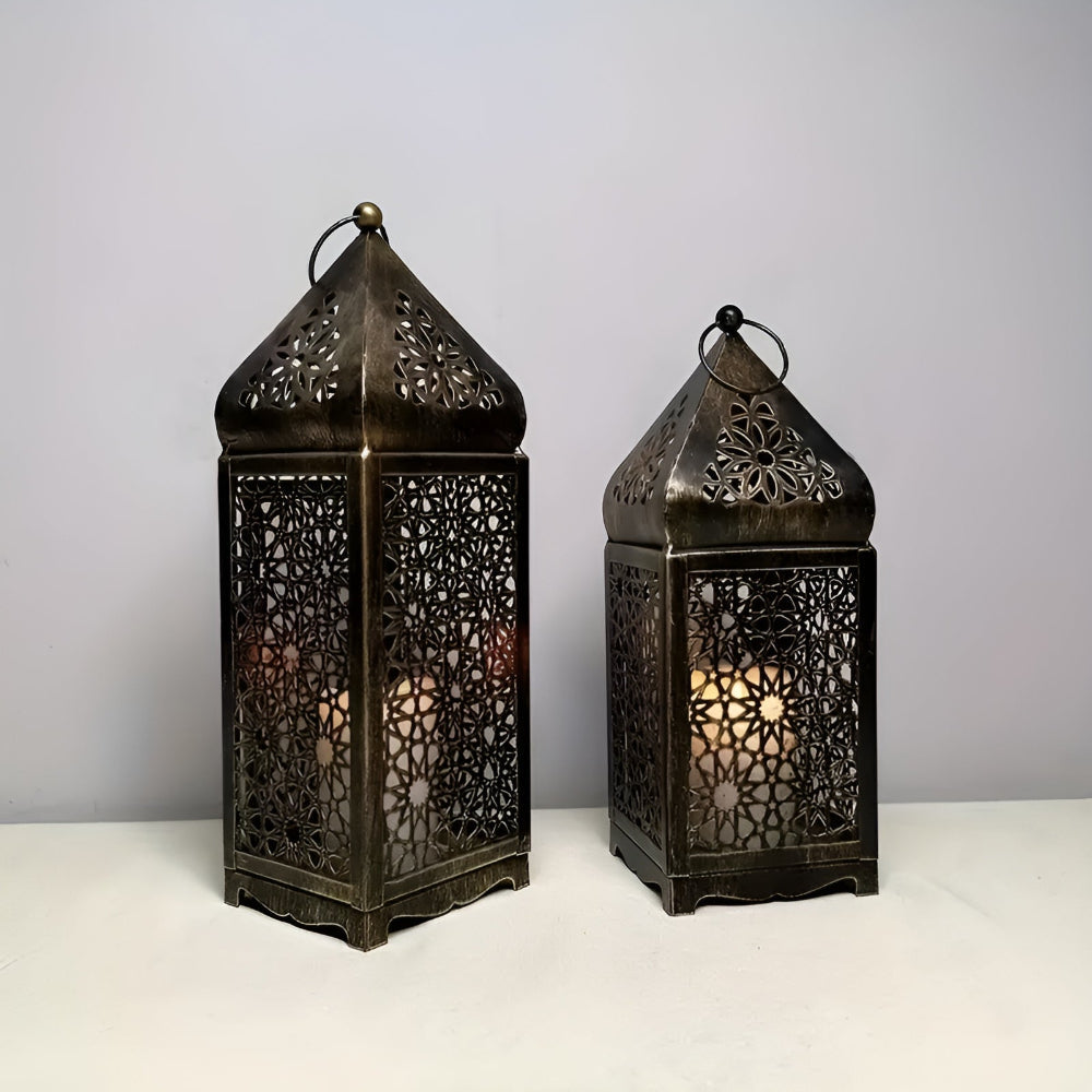 Aurelia Candle Holder - Iron, Middle Eastern Design for Votive Candles 3