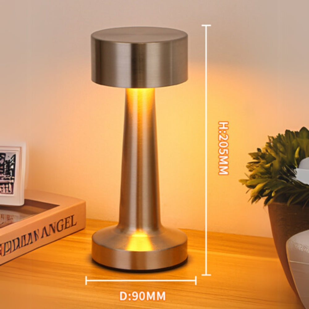 Aurelia Desk Lamp - Rechargeable Aluminium, Touch Control 3