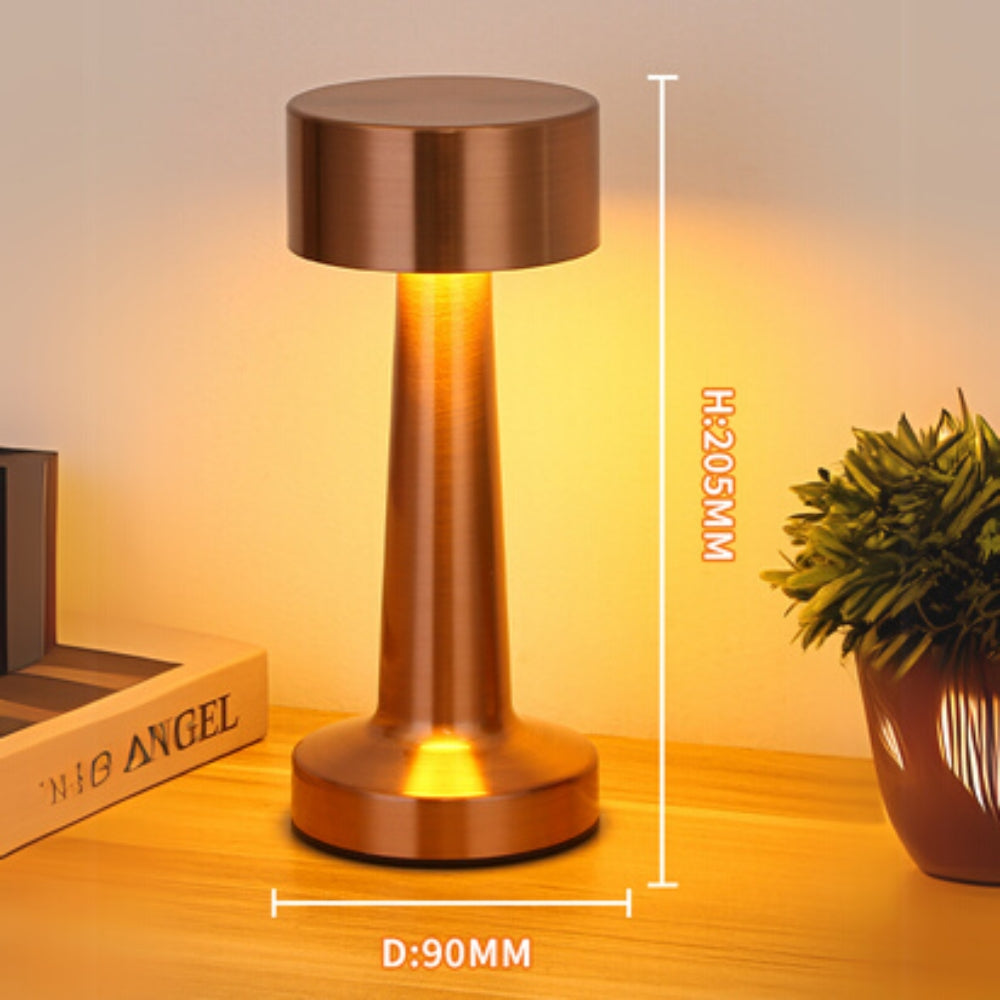 Aurelia Desk Lamp - Rechargeable Aluminium, Touch Control 5