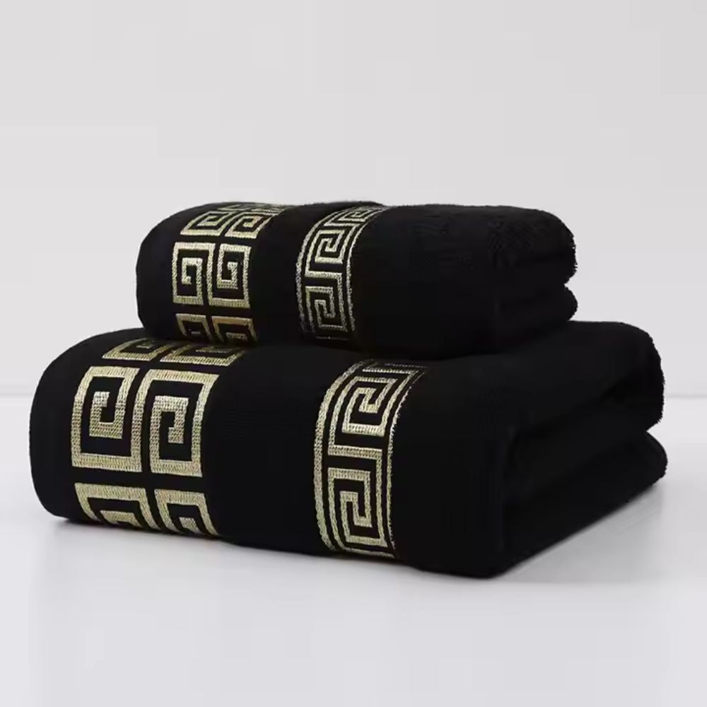Aurelia Towel Set - Cotton Bath Towel Sets, Durable Terry Weave, 2 Pieces 7
