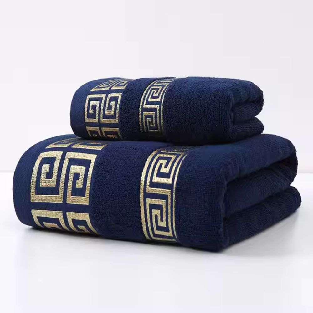 Aurelia Towel Set - Cotton Bath Towel Sets, Durable Terry Weave, 2 Pieces 9