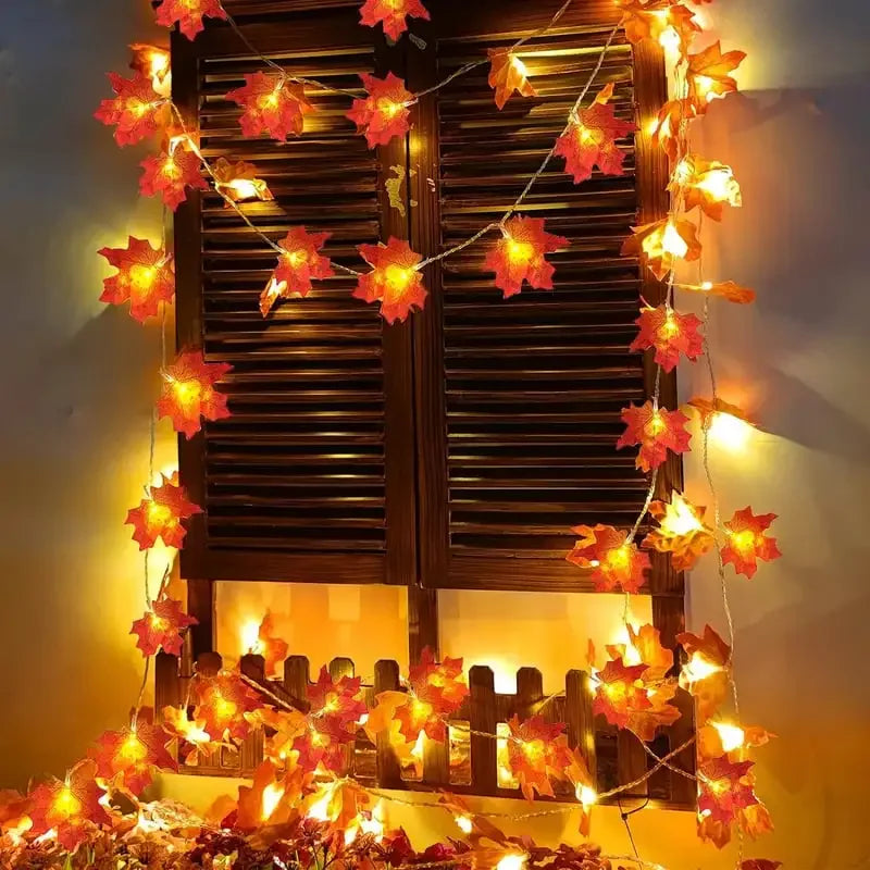 AutumnAura String Lights - Energy-Efficient LED, Indoor/Outdoor Decor 0