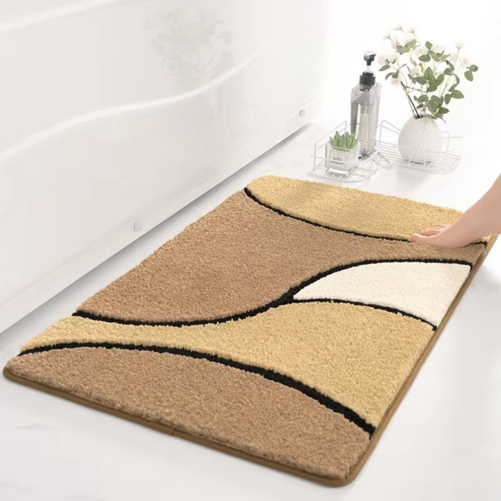 Aveline Bath Mat - Plush Microfiber, Non-Slip Bathroom Rug 1