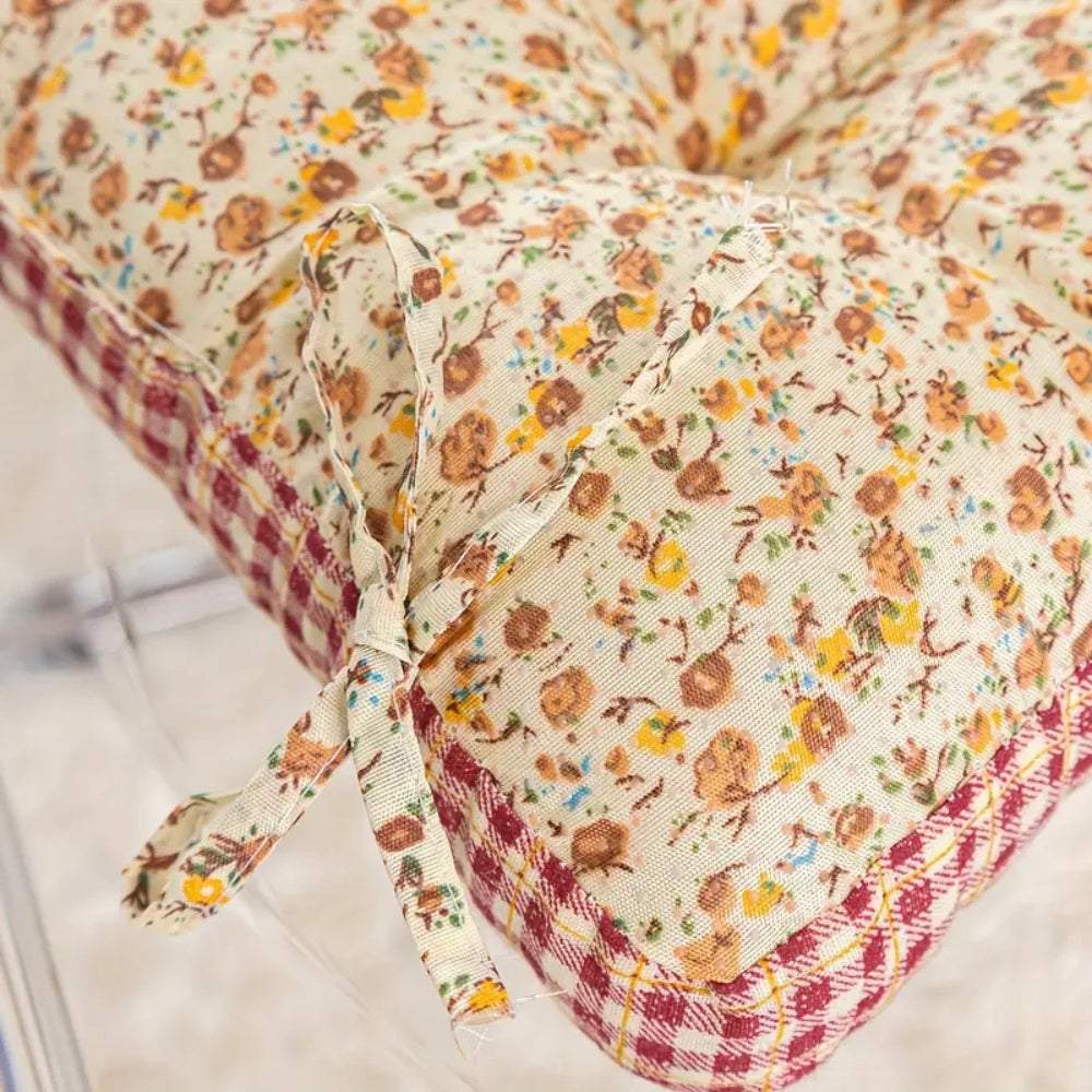 Blythe Seat Cushion - Thick Floral Microfiber for Chairs and Patios 6