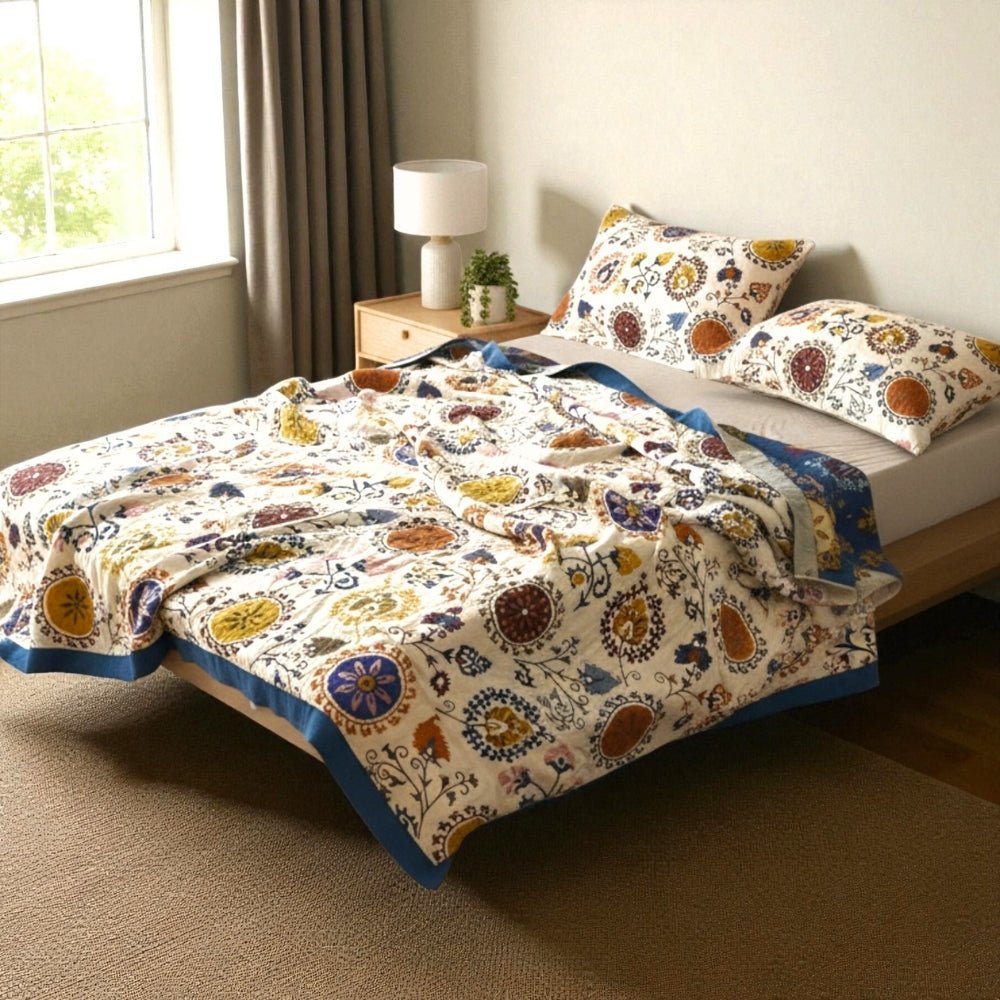 Breeze Coverlet - 100% Natural Cotton, Lightweight Breathable Design 3