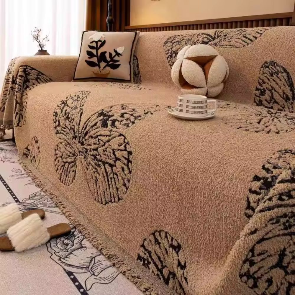 Breeze Sofa Cover - Soft Microfiber, Reversible Design 1