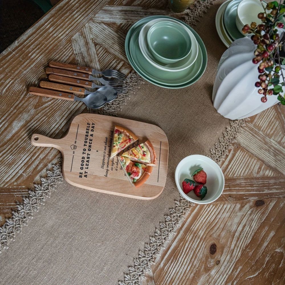 Breeze Table Runner - Natural Jute, Rustic Elegance 5