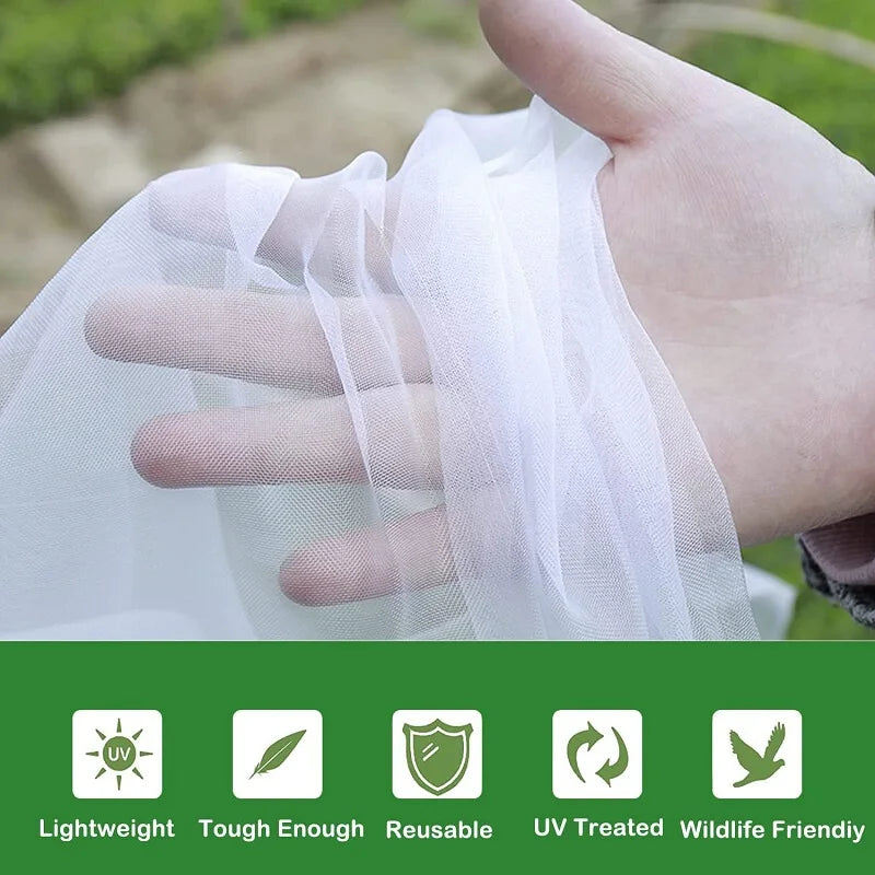 Breezy Insect Netting for Garden - HDPE, Breathable Pest Protection 3