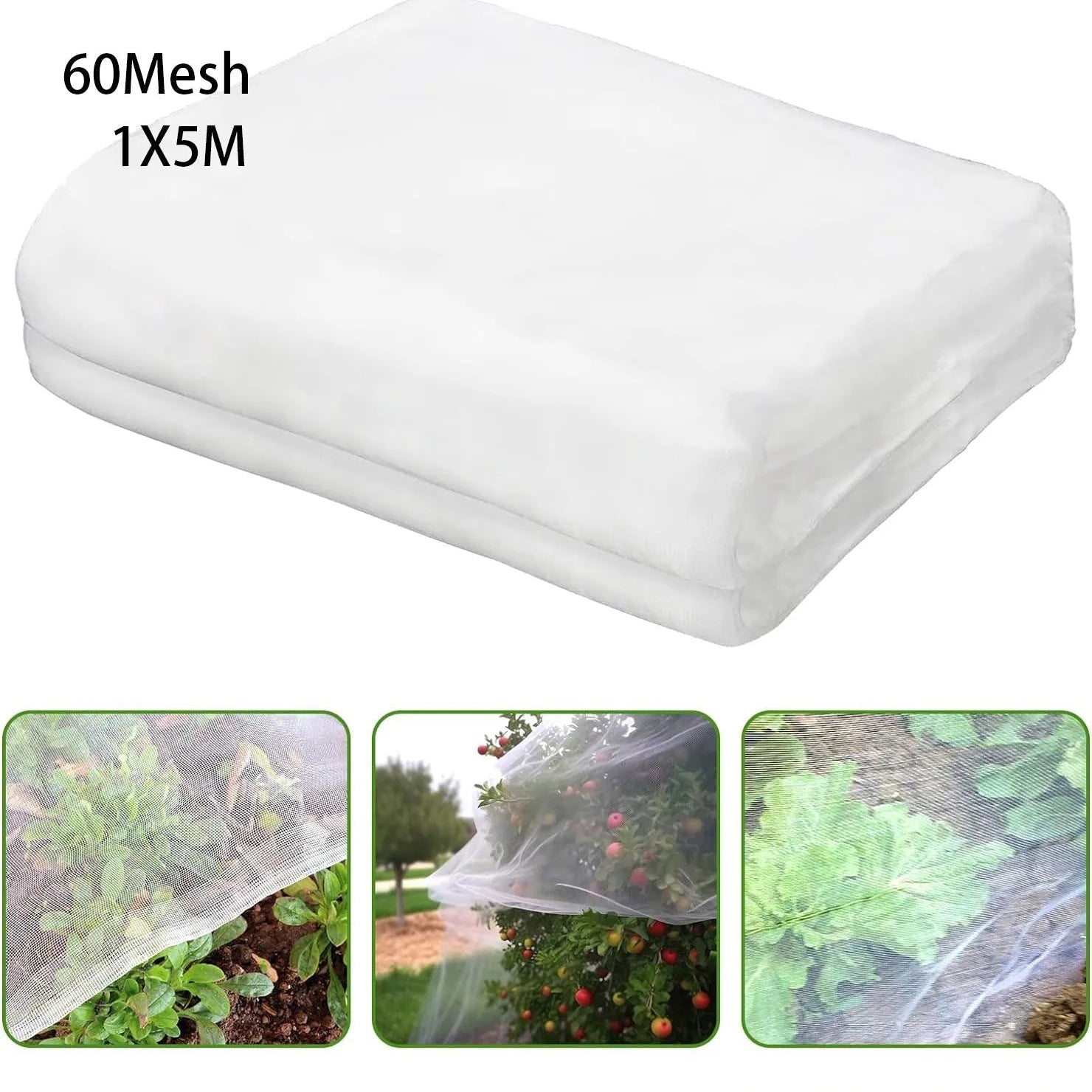 Breezy Insect Netting for Garden - HDPE, Breathable Pest Protection 6