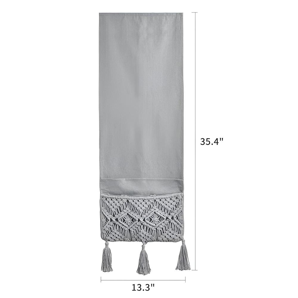 Brenna Bed Side Caddy - Handmade Canvas, Stylish Organizer 6