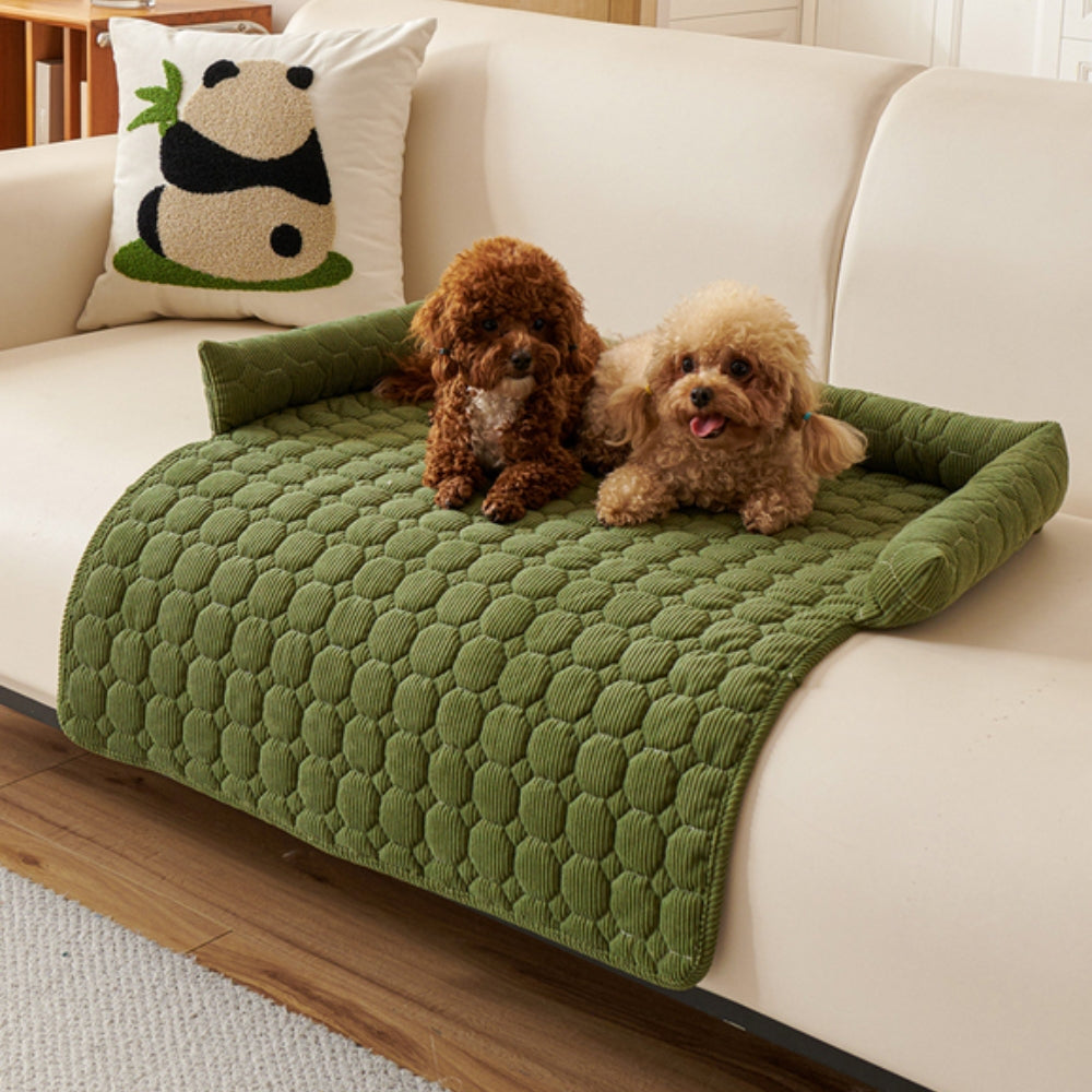 Caden Pet Bed - Quilted Plush, Non-Slip Comfort for Dogs and Cats 1